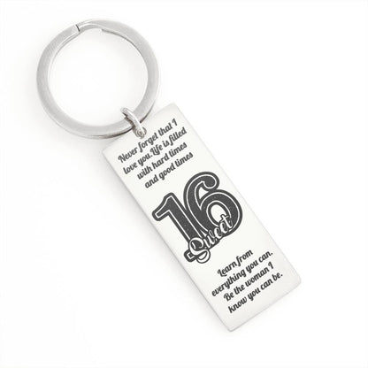 Happy Sweet 16 daughter - Be you | Birthday Gift for Daughter - Happy Sweet 16 gift | Necklace for Daughter | to my Daughter