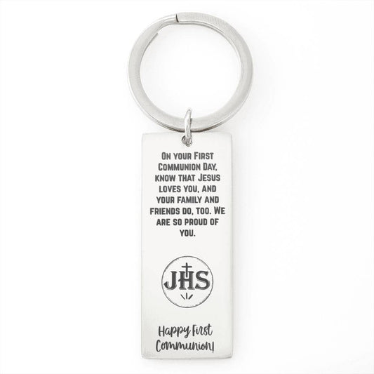 Godson First Communion Gift | First Communion Gift Keychain