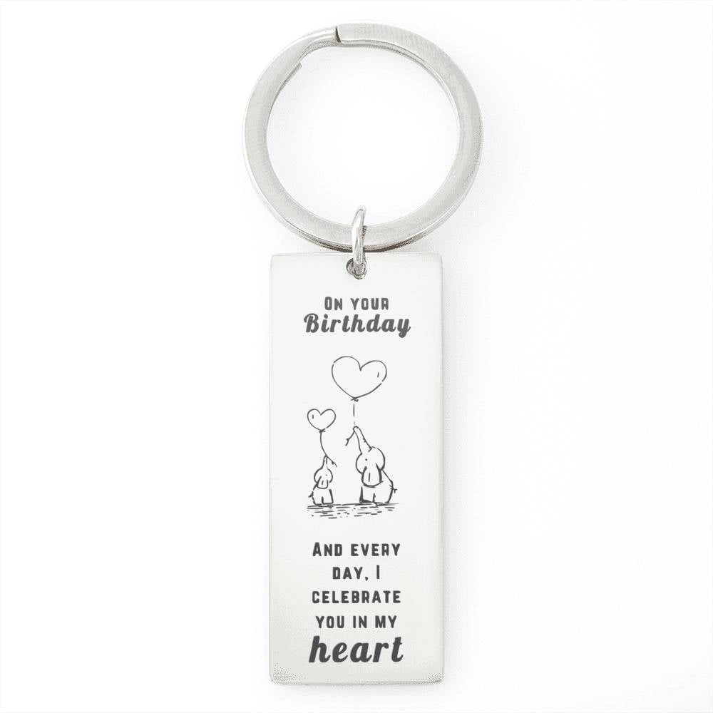 Happy Birthday Daughter - celebrate you | Birthday Gift for Daughter | Daughter Keychain | Birthday gift for Daughter | Daughter Birthday gift