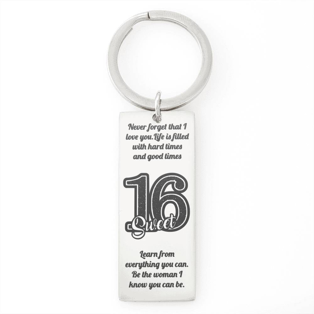Happy Sweet 16 daughter - Be you | Birthday Gift for Daughter - Happy Sweet 16 gift | Necklace for Daughter | to my Daughter