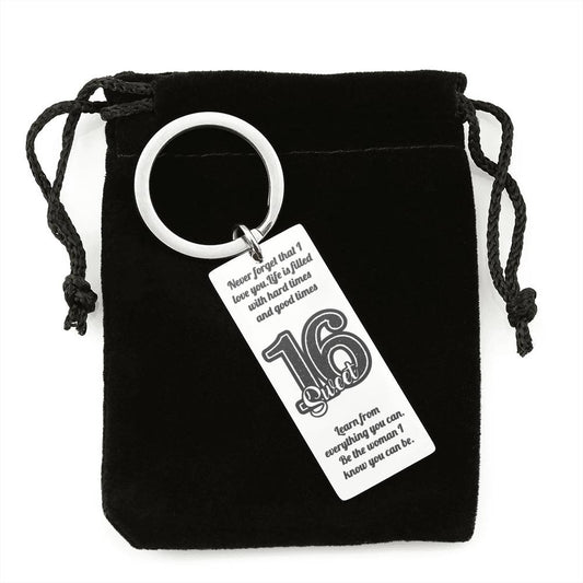 Happy Sweet 16 daughter - Be you | Birthday Gift for Daughter - Happy Sweet 16 gift | Necklace for Daughter | to my Daughter