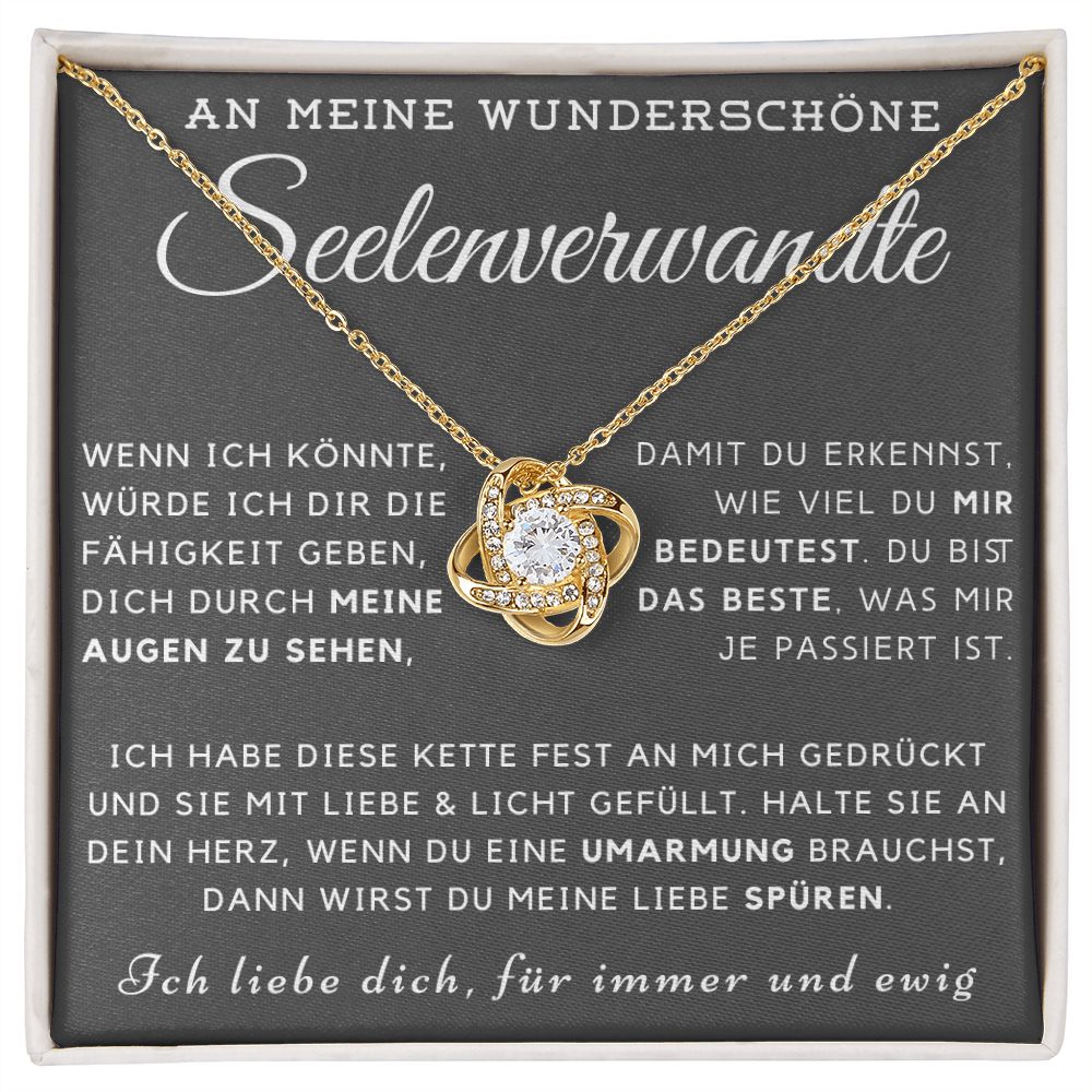 "An Meine Wunderschöne Seelenverwandte" Halskette