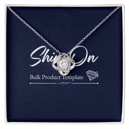 GD Love Knot Necklace