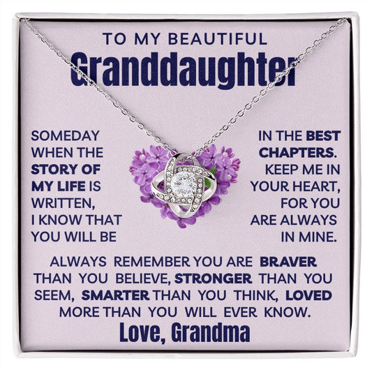 My Beautiful Granddaughter Necklace (mgd.097.lk)