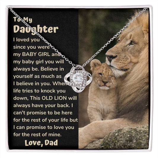 To My Daughter Necklace - Always Have Your Back