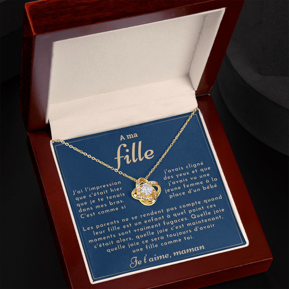 Collier A ma fille - C'est comme si c'était hier - de maman