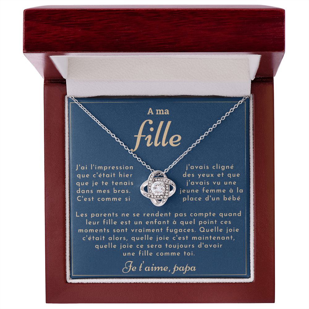 Collier A ma fille - C'est comme si c'était hier - de papa