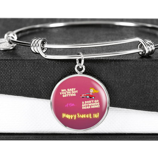 New Driver Gift Bangle | Happy Sweet 16 gift for Daughter | 16th Birthday Gift for Daughter | Happy 16th Birthday gift for Daughter | Mom to Daughter