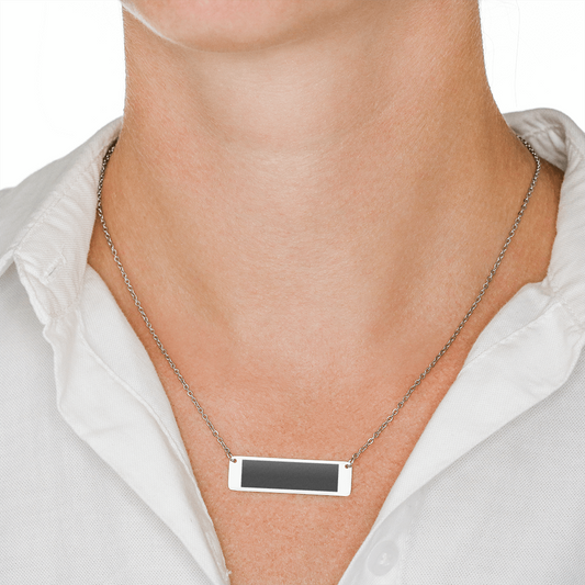Mama and Cubs Horizontal Bar Necklace