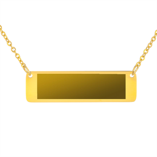 Mama and Cubs Horizontal Bar Necklace
