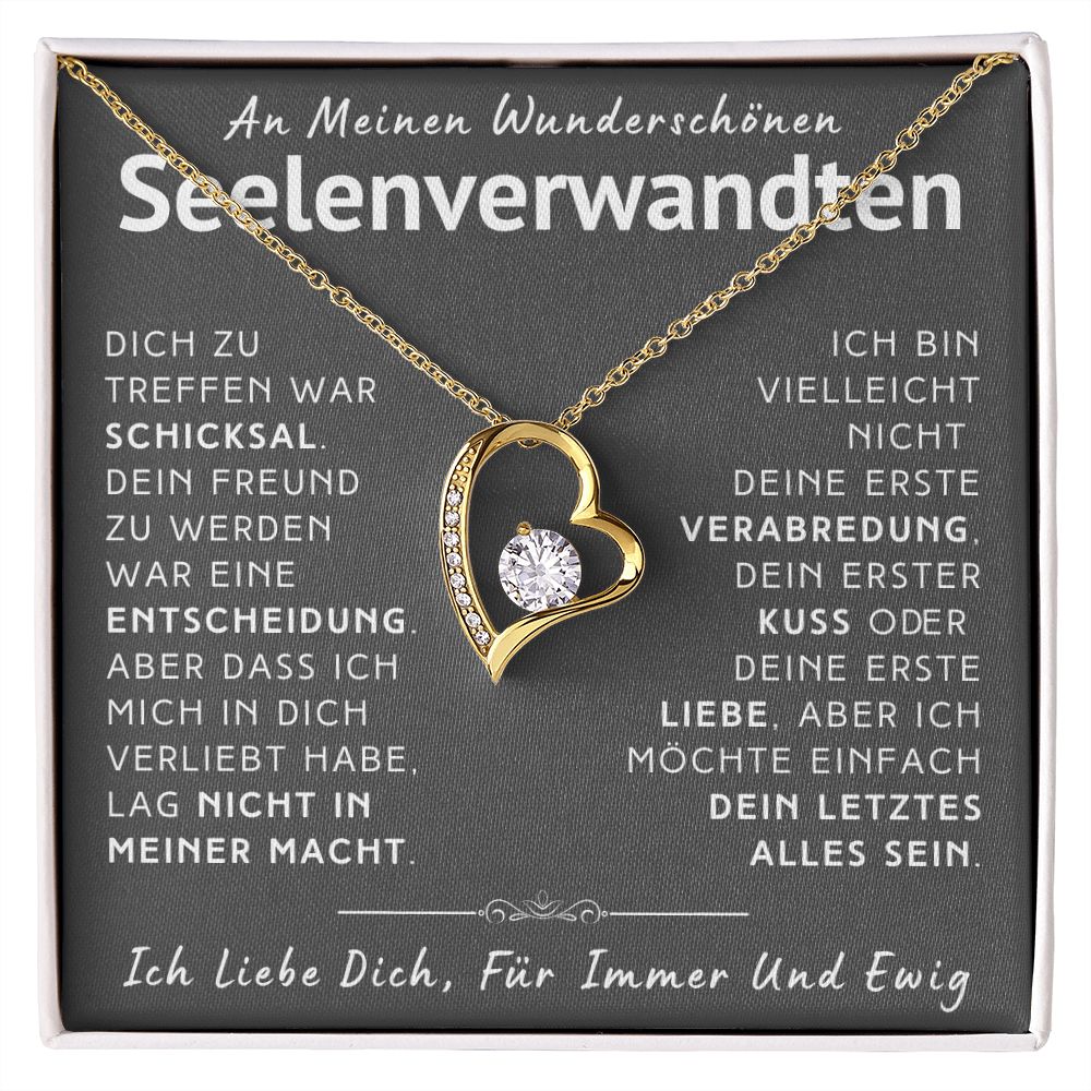An Meinen Wunderschönen Seelenverwandten Halskette (smde.002.fl)