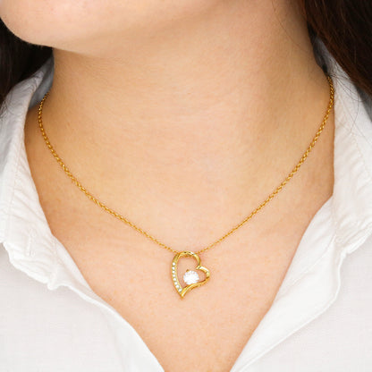 To Our Darling Daughter, Love Mom & Dad - Daughter Necklace