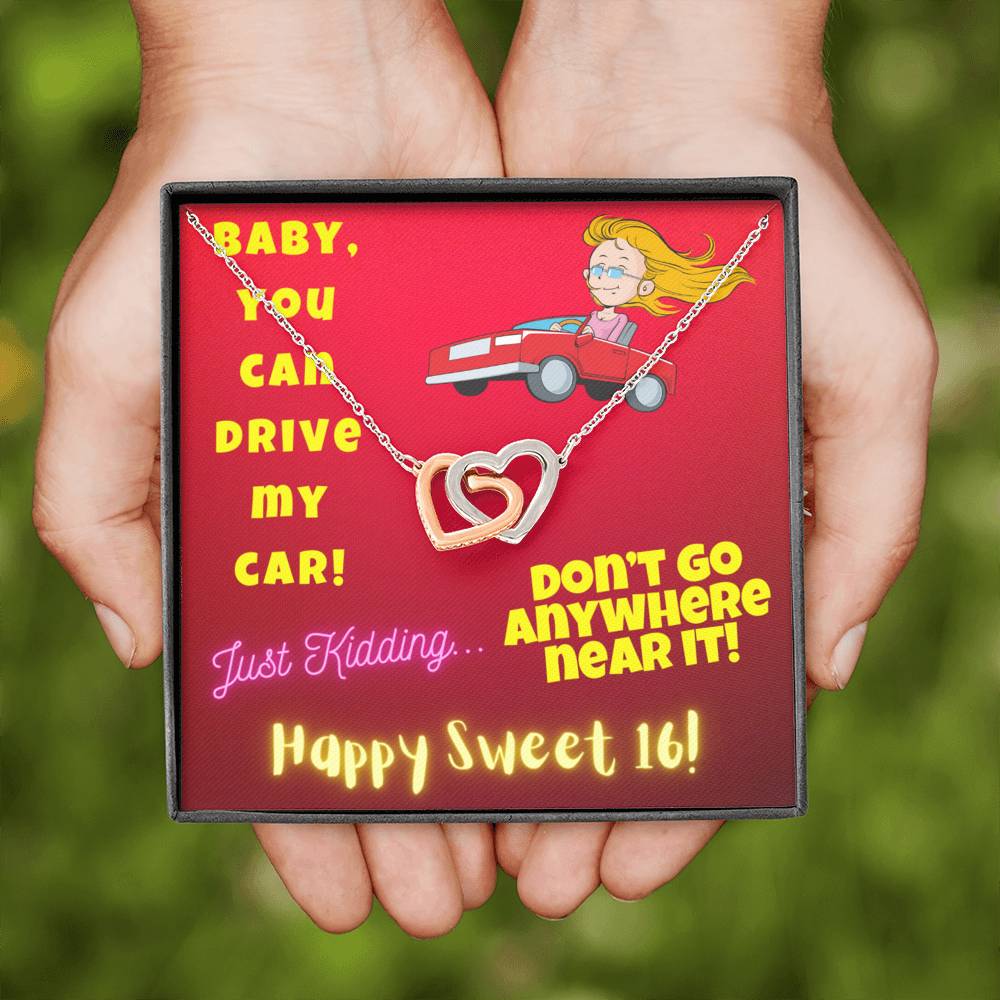 Happy Sweet 16 gift for Daughter | 16th Birthday Gift for Daughter | Necklace for Daughter | Necklace from Mom to Daughter