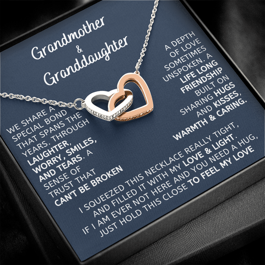 Grandmother & Granddaughter Necklace - A Special Bond That Spans The Years (162.ih.319)