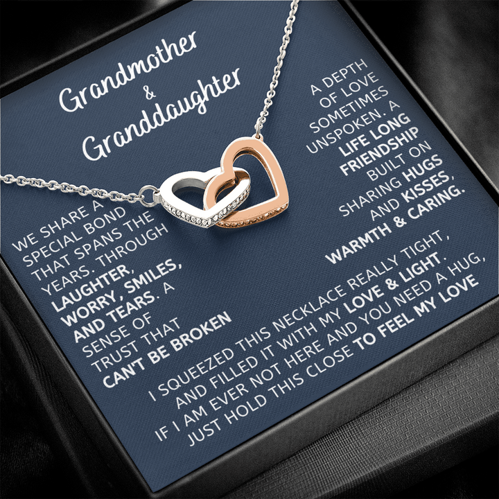 Buy To My Granddaughter Necklace, Granddaughter Gifts From Grandmother,  Birthday Gift From Grandma to Grandchild, Gift From Grandparents Online in  India - Etsy
