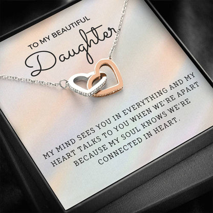 Beautiful Daughter - Connected In Heart - Necklace