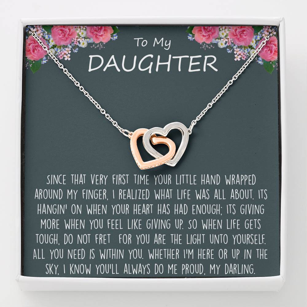 Daughter Necklace - You'll Do Me Proud