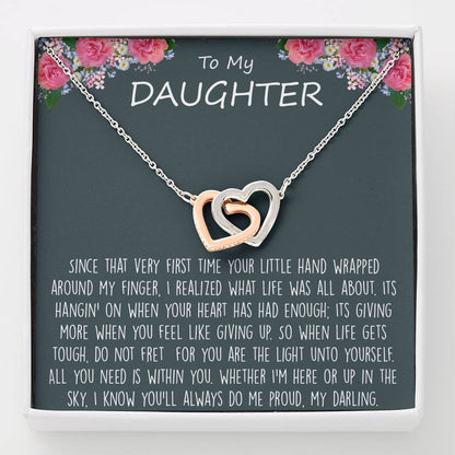 Daughter Necklace - You'll Do Me Proud