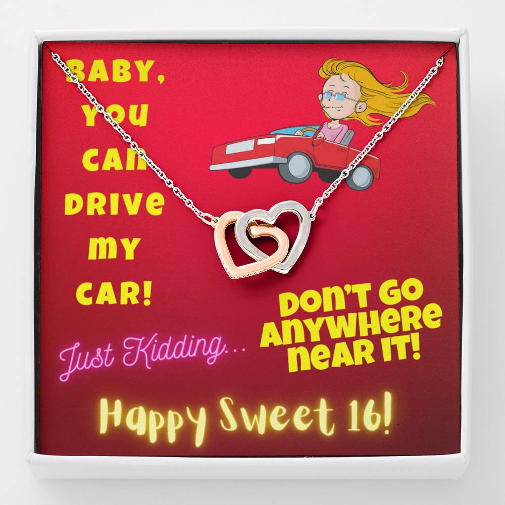 Happy Sweet 16 gift for Daughter | 16th Birthday Gift for Daughter | Necklace for Daughter | Necklace from Mom to Daughter