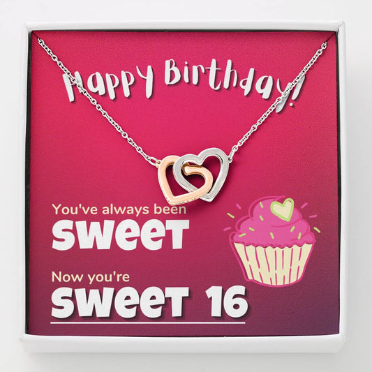 Happy Sweet 16 gift for Girl | 16th Birthday Gift for Girl | Happy 16th Birthday gift for Girl  | Sweet 16 Necklace for Daughter