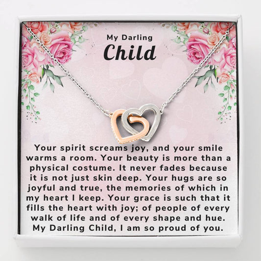 Granddaughter - Your Beauty Is More Than A Physical Costume - Necklace | Goddaughter Necklace | Niece Gift