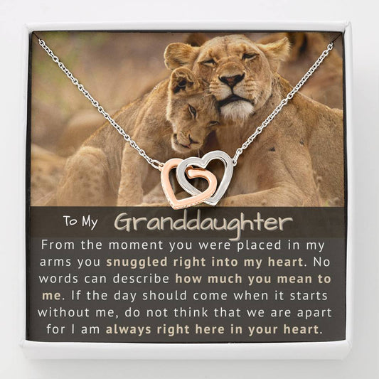 My Granddaughter Necklace - Snuggled Right In (162.al.4)