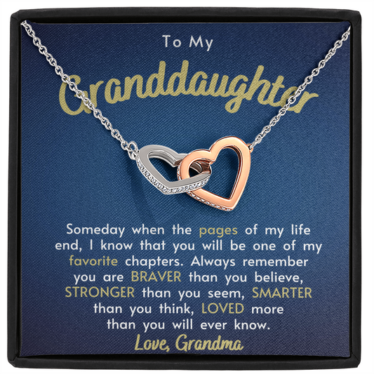 My Granddaughter Necklace - One Of My Favorite Chapters (162.ih.326)