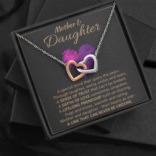Mother & Daughter Necklace - A Link That Can Never Be Undone