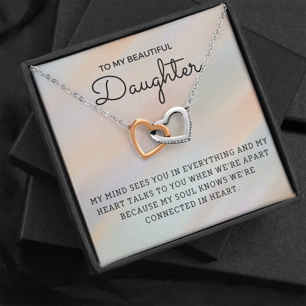 Beautiful Daughter - Connected In Heart - Necklace
