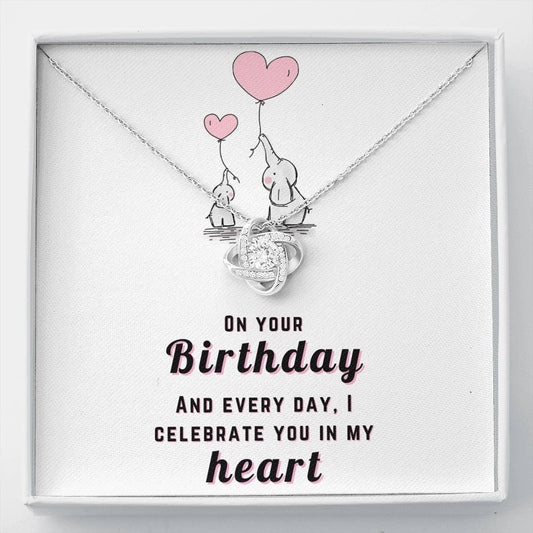 Happy Birthday Daughter - celebrate you | Birthday Gift for Daughter | Daughter Necklace | Birthday gift for Daughter | Daughter Birthday gift