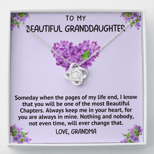 My Beautiful Granddaughter Necklace - One of Most Beautiful Chapters (162.lk.320)