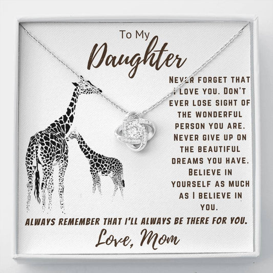 Daughter - Never Forget That I Love You - Necklace