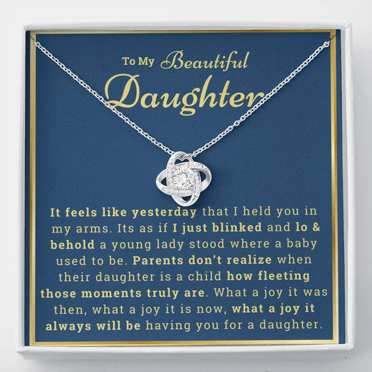 Beautiful Daughter - I Just Blinked - Necklace