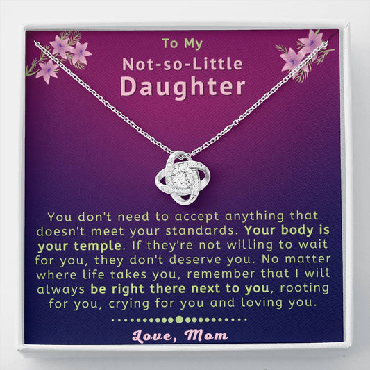 To My Daughter - Always Have Standards - Necklace
