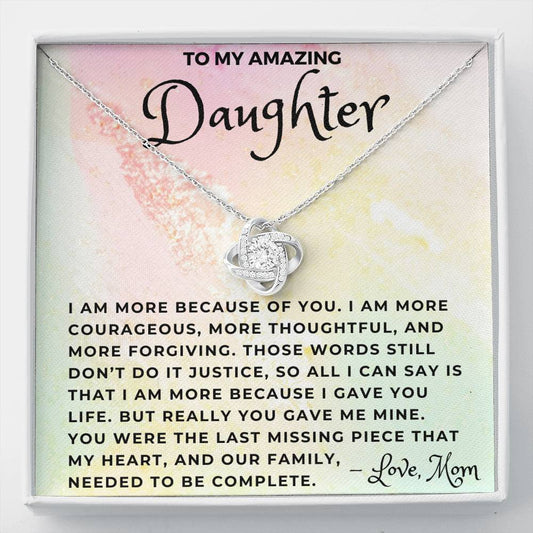 Daughter Necklace - Christmas, Graduation, Sweet 16, 21st Birthday