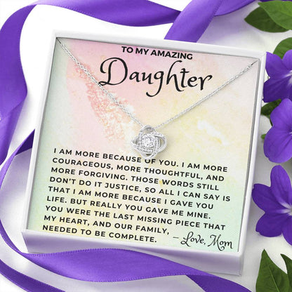Daughter Necklace - Christmas, Graduation, Sweet 16, 21st Birthday
