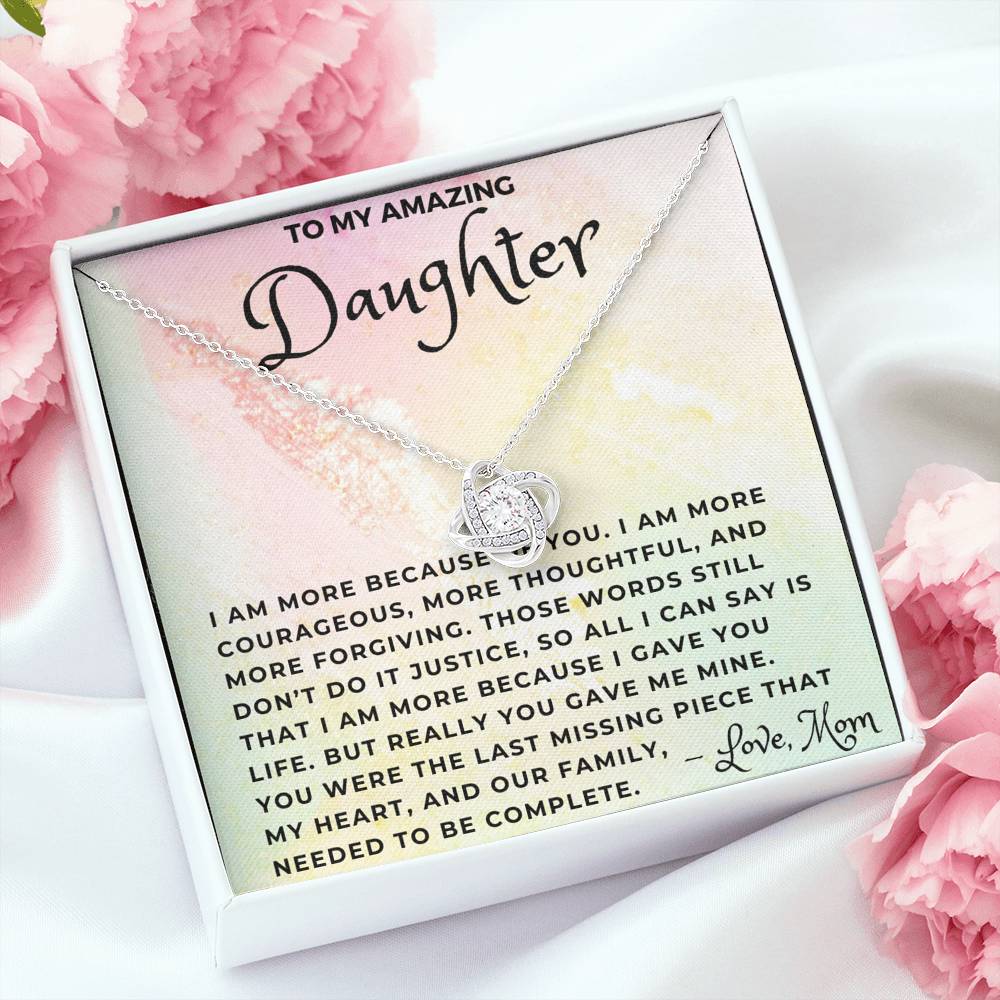 Daughter Necklace - Christmas, Graduation, Sweet 16, 21st Birthday