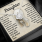 Daughter This Old Bear Will Always Have Your Back Necklace (d.lk.005)