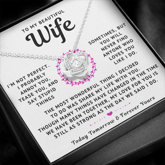 My Beautiful Wife Necklace - My Love For You Still As Strong (189.lk.023)