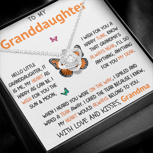 My Granddaughter Necklace - My Heart Will Always Belong To You (162.lk.325)