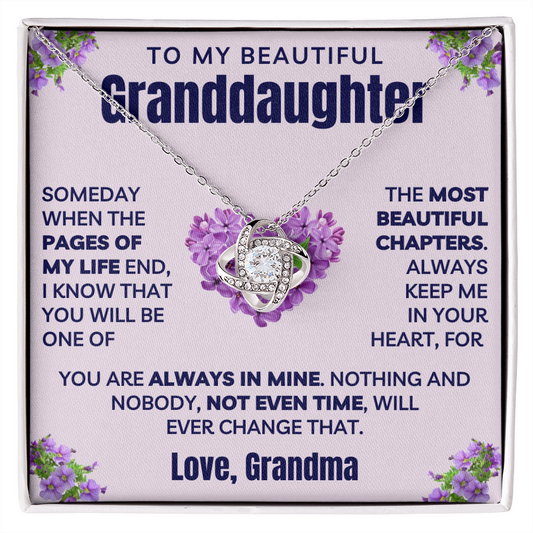 My Beautiful Granddaughter Necklace - One of Most Beautiful Chapters (162.lk.320-2)