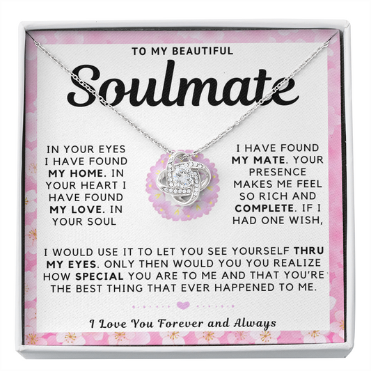 My Beautiful Soulmate Necklace - Best Thing Ever Happened To Me (188.lk.007-1)