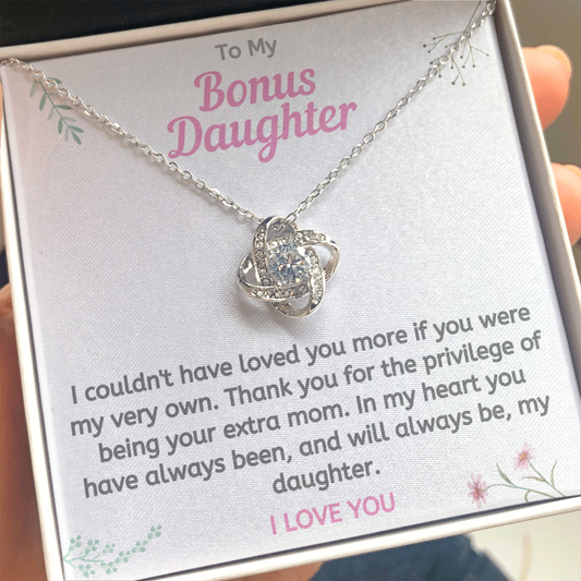 Bonus Daughter Necklace - You will always be my daughter