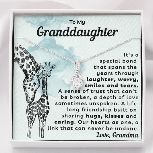 My Granddaughter Necklace - Special Bond That Can Never Be Undone (162.al.56)