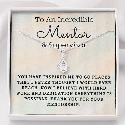 Mentor & Supervisor Necklace - You have inspired me
