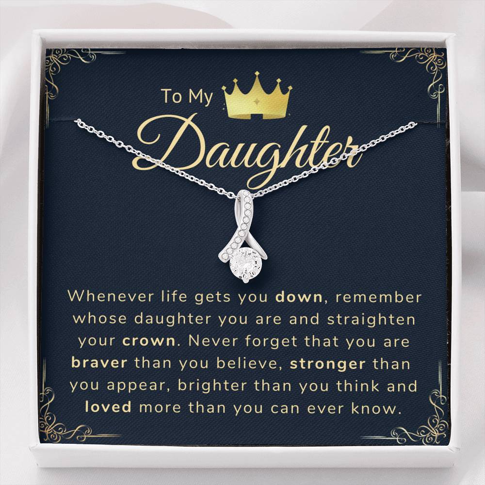 Daughter Necklace - Remember Whose Daughter You Are
