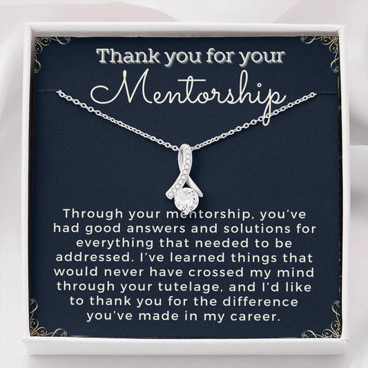 Thanks for your Mentorship necklace