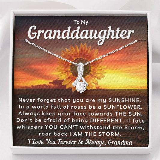 My Granddaughter Necklace - You Are My Sunshine (162.al.51)