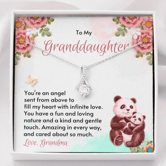 My Granddaughter Necklace - Amazing In Every Way, Cared About So Much (162.al.20)