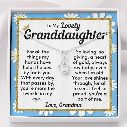 My Granddaughter Necklace - Twinkle In My Eye (162.al.17)